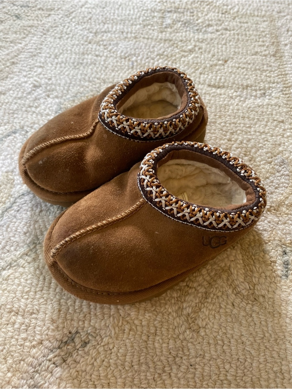 UGG Tasman Slippers Toddler Size 6C in Brown